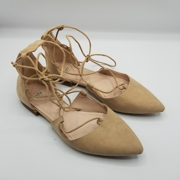 Zara ballet sandals size 38 - Picture 1 of 14
